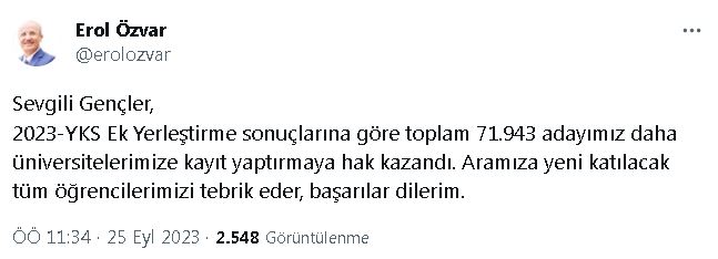 2023-YKS ek yerleştirme sonuçları açıklandı (2)