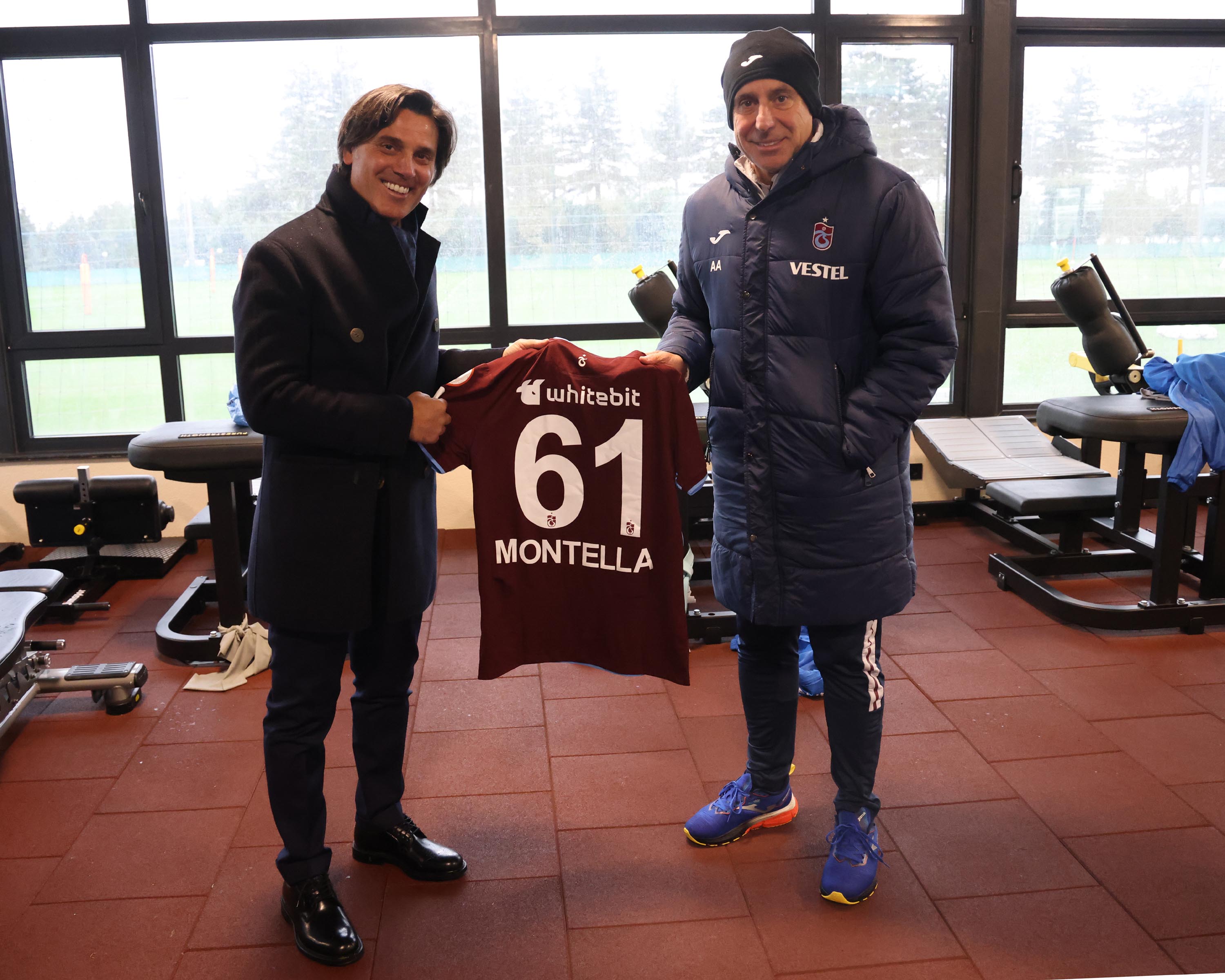 A Milli Takım Teknik Direktörü Montella’dan Trabzonspor’a ziyaret