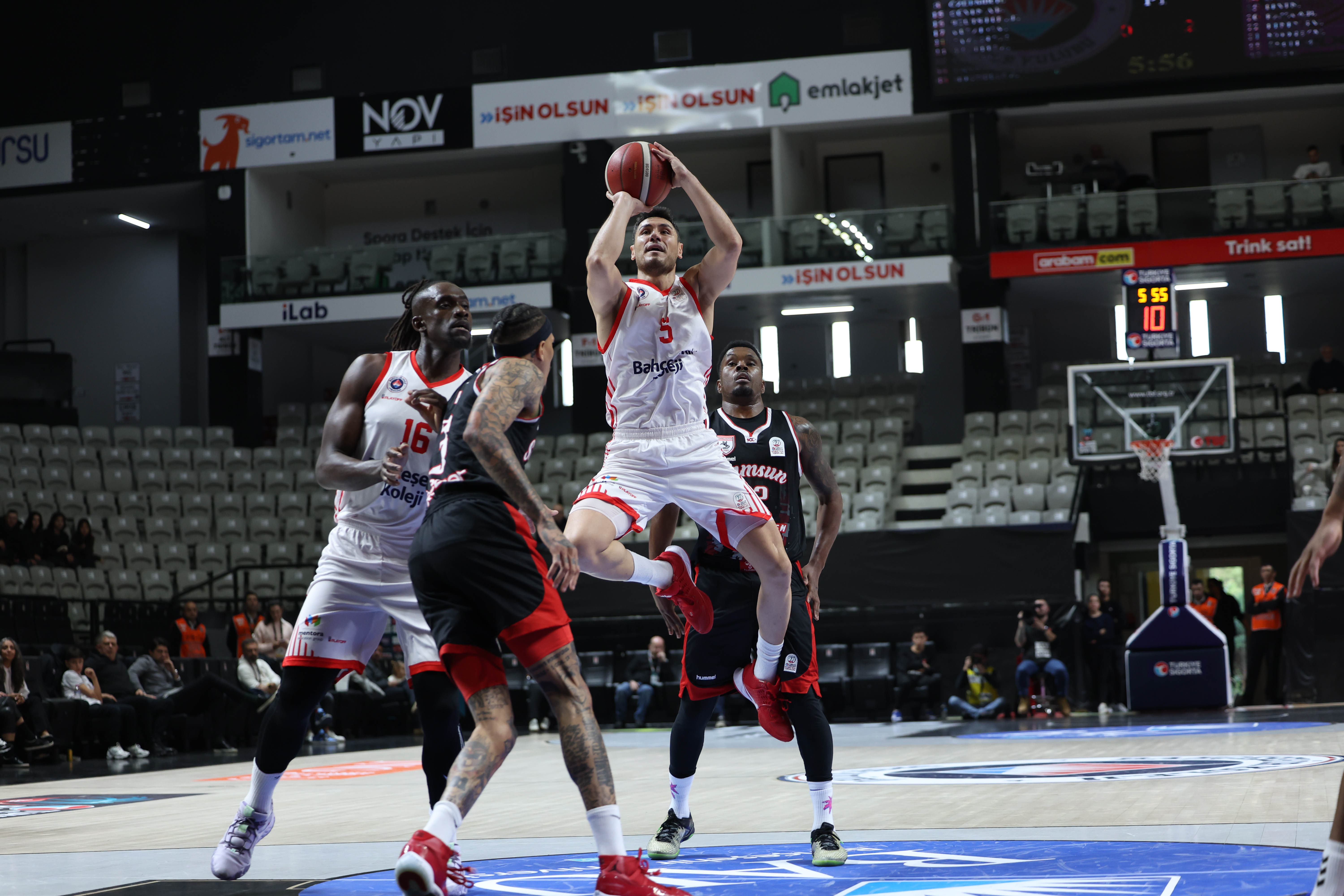 Bahçeşehir Koleji - Samsunspor: 98-69