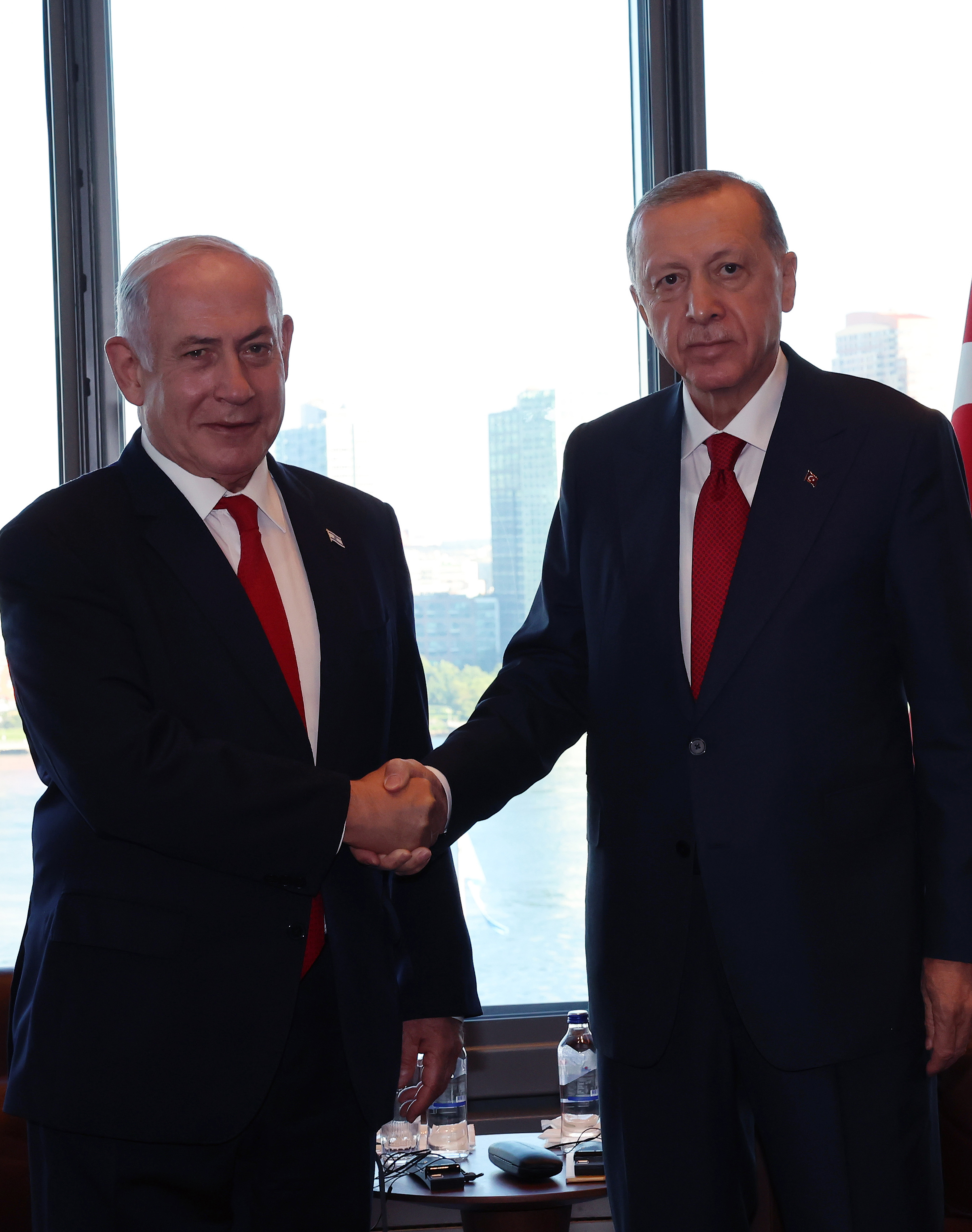 Cumhurbaşkanı Erdoğan, İsrail Başbakanı Netanyahu ile görüştü