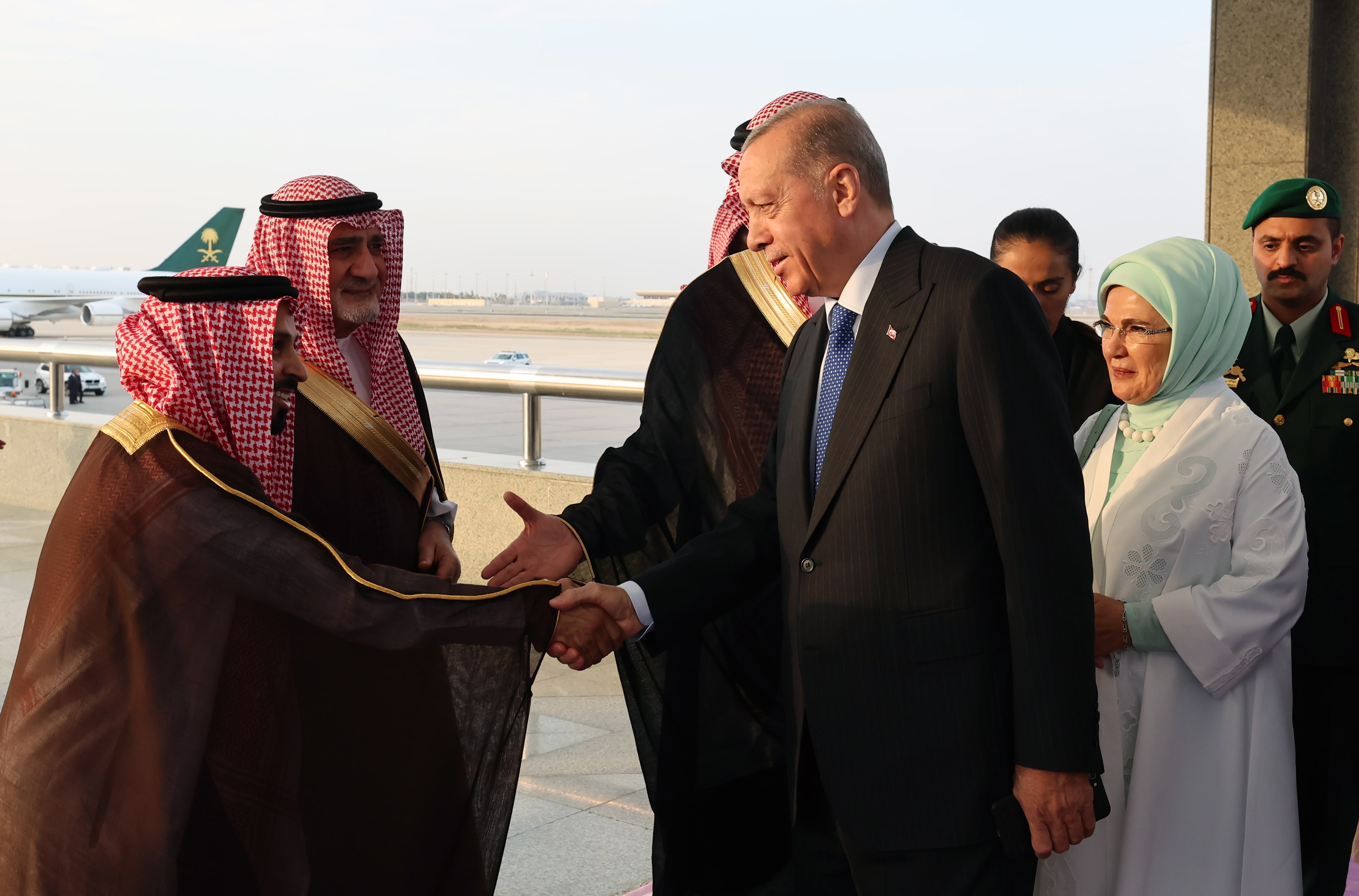 Cumhurbaşkanı Erdoğan, Suudi Arabistan’da 