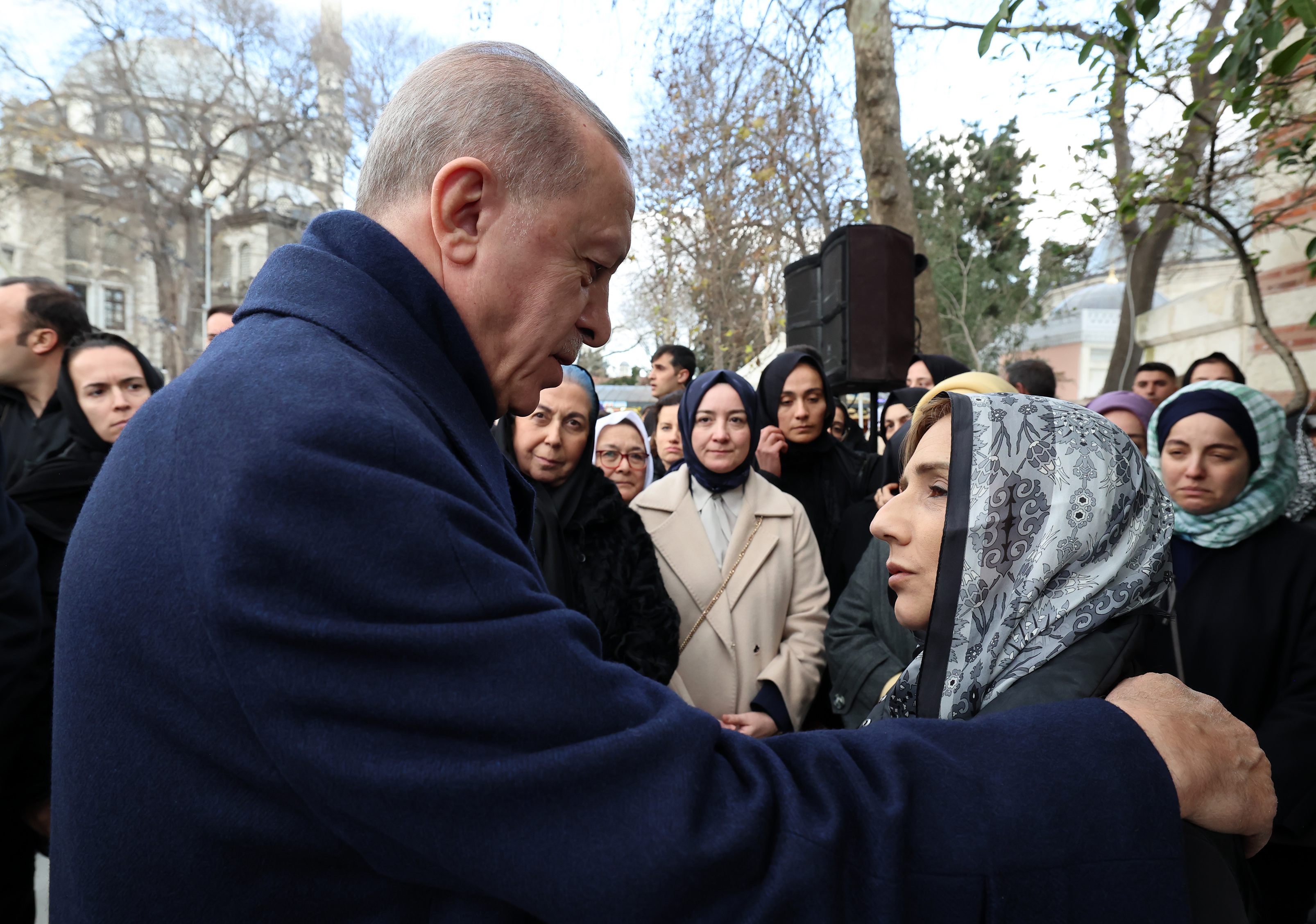 Cumhurbaşkanı Erdoğan, Yazar Alev Alatlı'nın cenaze törenine katıldı