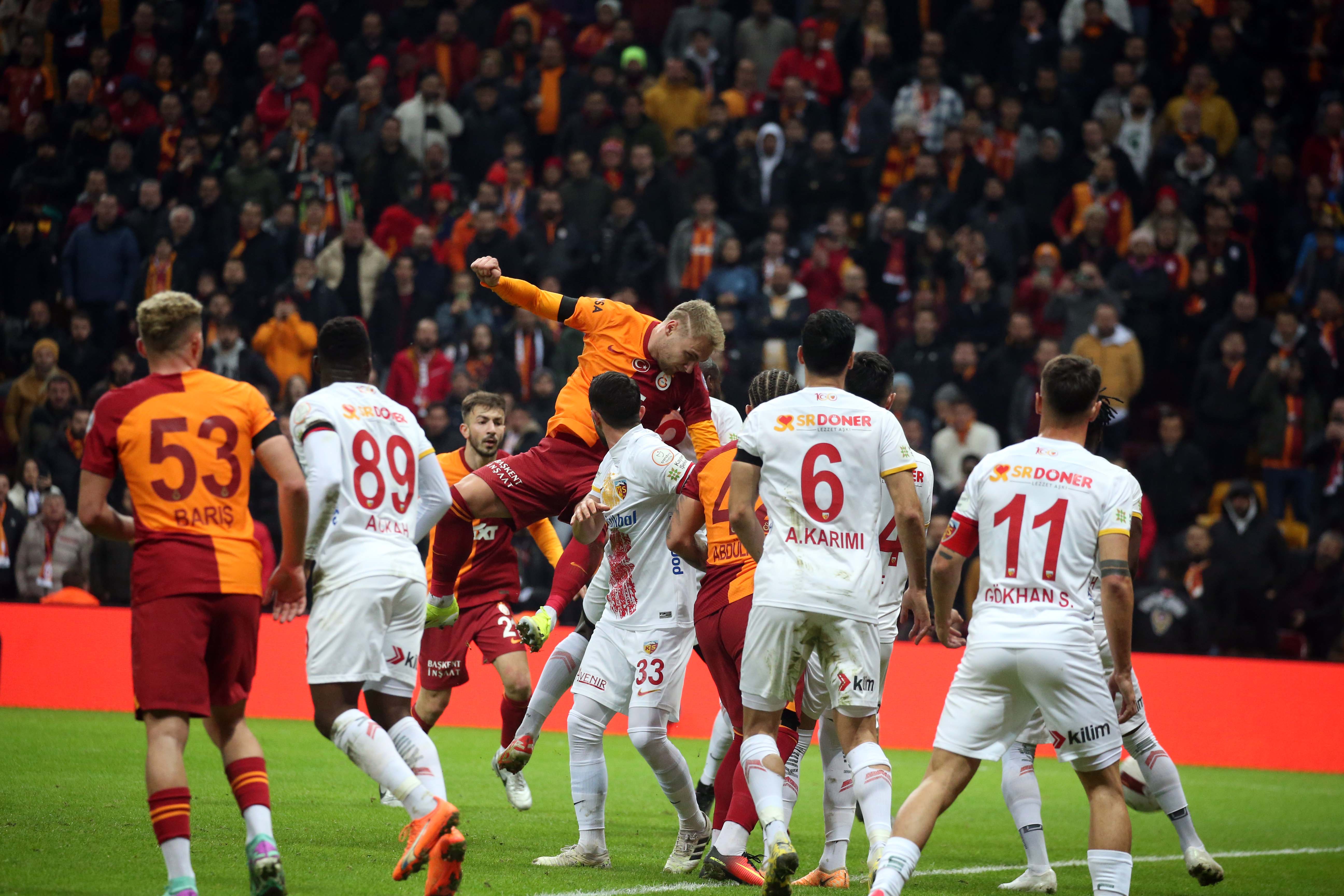 Galatasaray - Kayserispor (FOTOĞRAFLAR)