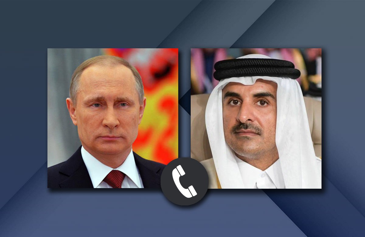 Putin ve Katar Emiri Al Thani telefonda görüştü