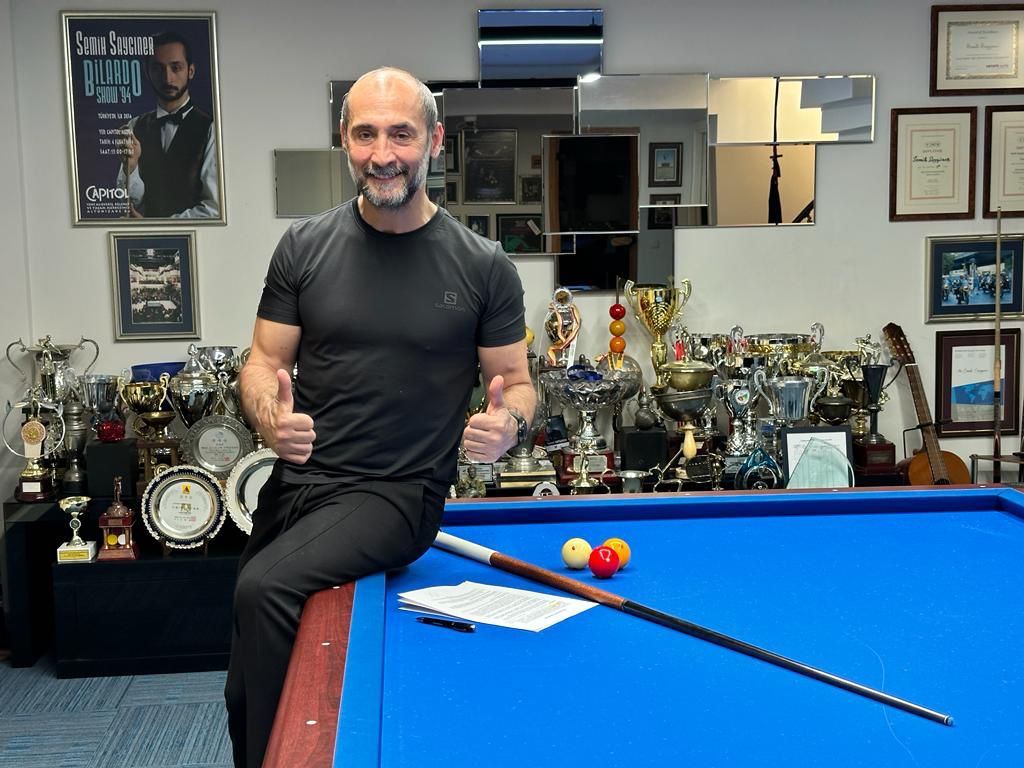 Semih Saygıner, PBA Bilardo Ligindeki ilk sezonun ilk ayağında şampiyon oldu 